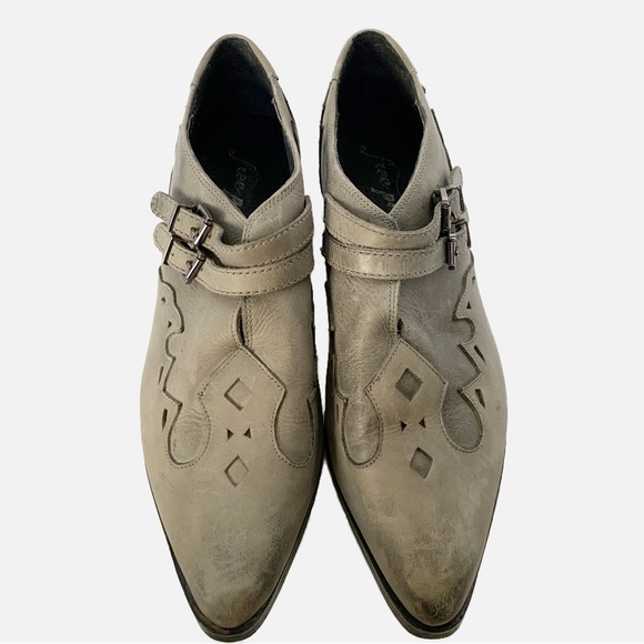 FREE PEOPLE Monument Western Bootie Sz 39 - Picture 1 of 10